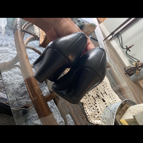 Tory Burch Sally 2 Pebbled Silver Logo Wedge - Picture 3 of 5